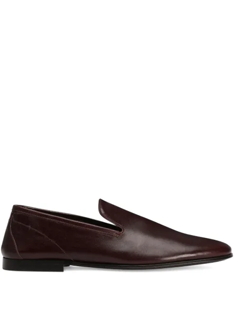 Dolce & Gabbana Erice leather loafers Red A50727AH693