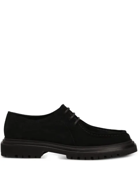 Dolce & Gabbana split calfskin derby Black A10886AT441