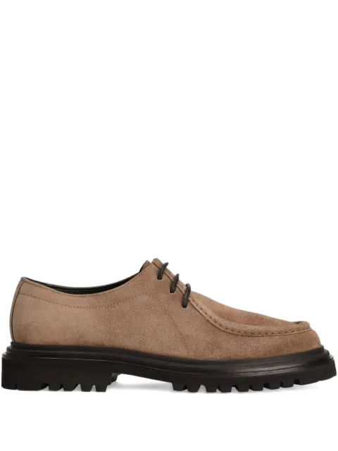 Dolce & Gabbana suede lace-up derby shoes Brown A10886AT441
