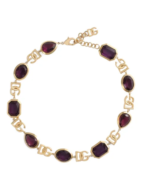 Dolce & Gabbana logo-plaque necklace Gold WNR6M5W1111