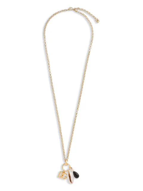 Dolce & Gabbana logo-pendant necklace Gold WNR5C1W1111