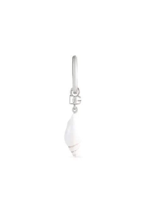 Dolce & Gabbana seashell single earring Silver WER5C2W1111