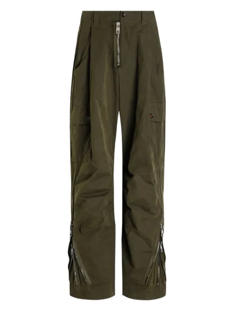 Dolce & Gabbana zip-fastening cargo trousers Green GP15VTHUMS8
