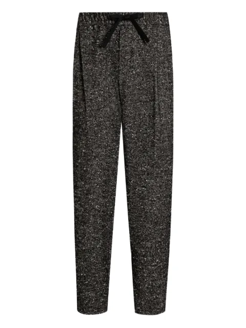 Dolce & Gabbana side-pockets drawstring trousers Black GP12RTFCZAM