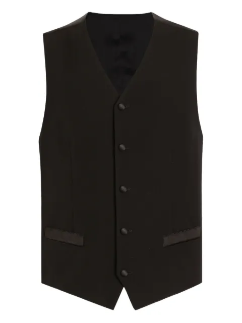 Dolce & Gabbana five-button waistcoat Black G713MTGJ865