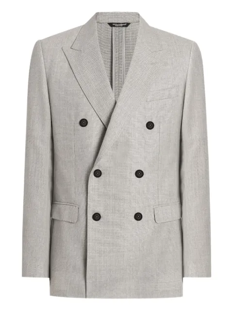 Dolce & Gabbana double-breasted jacket Grey G2NW1TFU25E