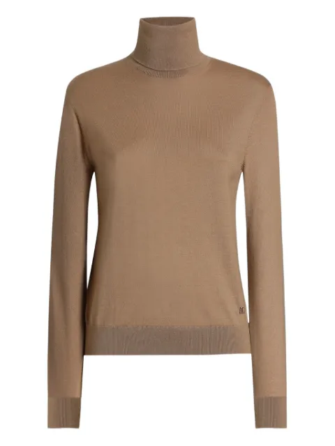 Dolce & Gabbana turtleneck sweater Brown FXW42ZJBW0P