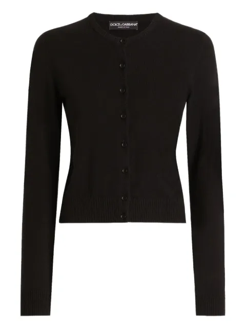 Dolce & Gabbana button-front cardigan Black FXVA3ZJDVC2