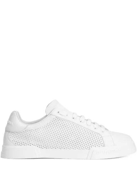 Dolce & Gabbana Portofino light strobel sneakers in calfskin White CS2354AG093