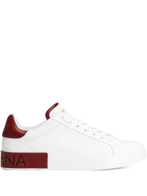Dolce & Gabbana Portofino logo-debossed sneakers White CS2278A9U73