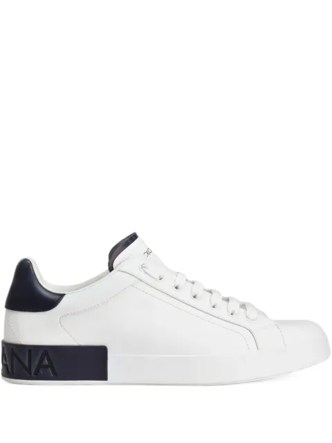Dolce & Gabbana Portofino logo-debossed sneakers White CS2278A9U73