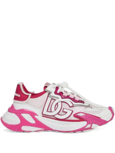 Dolce & Gabbana logo-patch chunky sneakers Pink CK2355AL779
