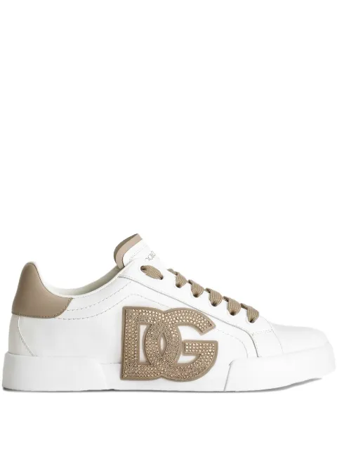 Dolce & Gabbana Portofino logo-embellished low-top sneakers White CK2341AI411