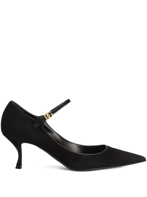 Dolce & Gabbana suede pointed-toe pumps Black CD1964AQ1348B956