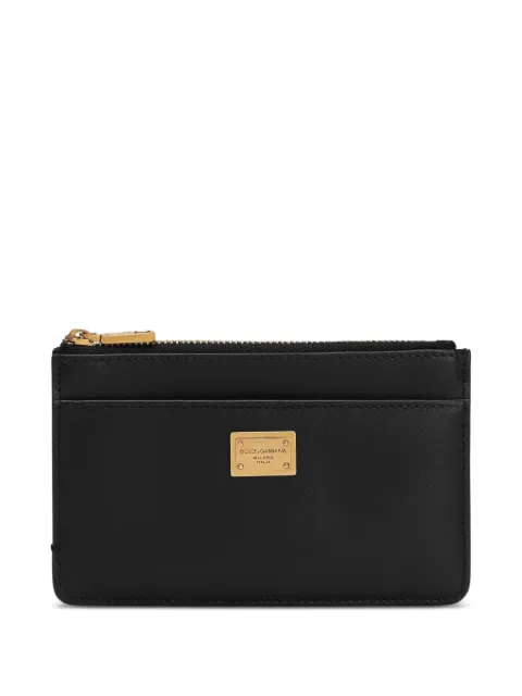 Dolce & Gabbana leather cardholder Black BI1261A9S25