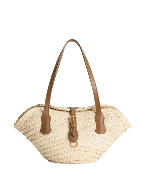 Dolce & Gabbana Capri woven-raffia shoulder bag Neutrals BB7832AN548