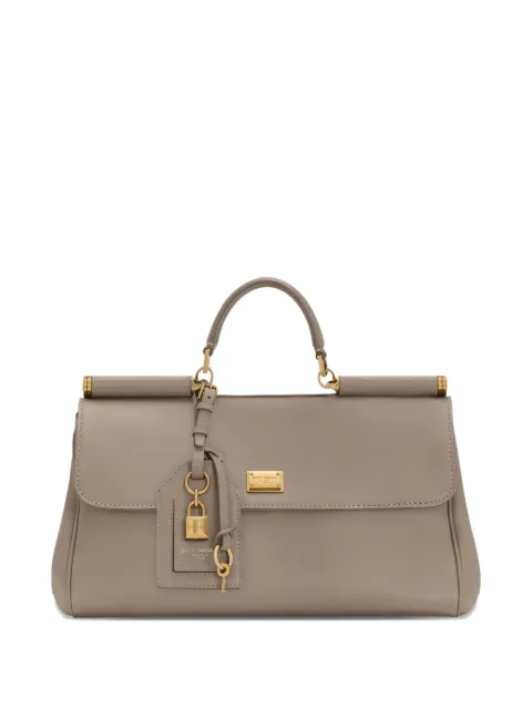 Dolce & Gabbana medium My Sicily handbag in plongé calfskin Neutrals BB7782B7321