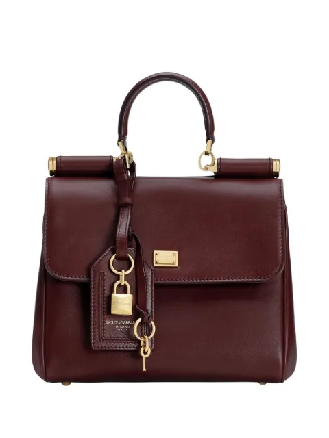 Dolce & Gabbana small My Sicily handbag in plongé calfskin Red BB7781B7321