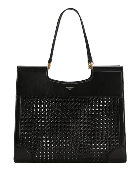 Dolce & Gabbana logo-stamp tote bag Black BB7727B9S67