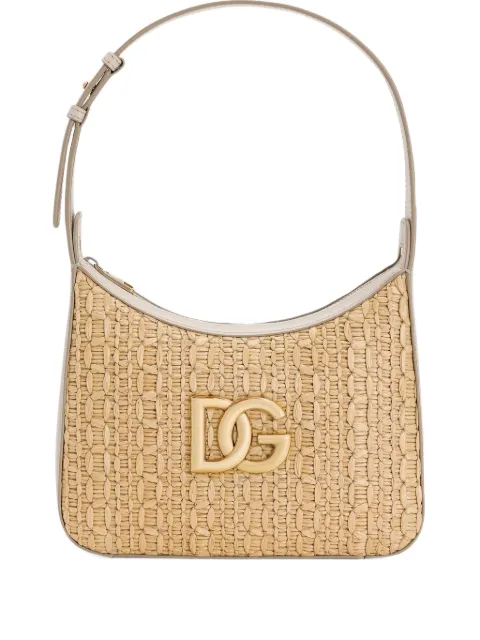 Dolce & Gabbana rafia crochet shoulder bag Neutrals BB7598AC705
