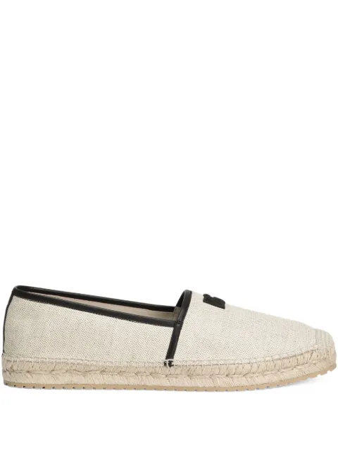 Dolce & Gabbana logo-appliqué espadrilles Neutrals A50730A9Q93