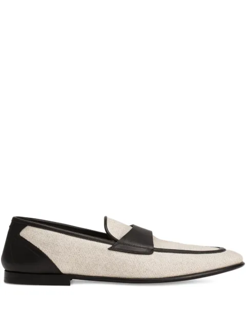 Dolce & Gabbana two-tone loafers Neutrals A50698A9Q93