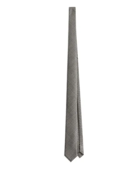 Dolce & Gabbana check-pattern pointed tie Grey GT149EFQZAG