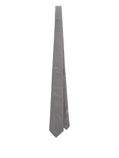 Dolce & Gabbana patterned-jacquard tie Grey GT147EG0JSB