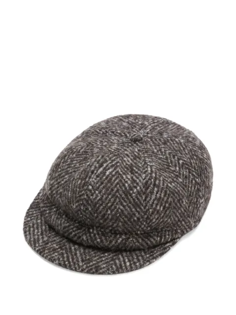 Dolce & Gabbana herringbone flat cap Brown GH925AFC2FD