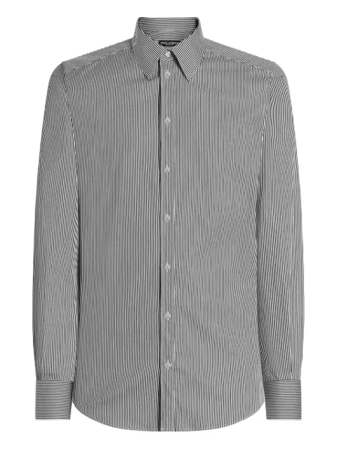 Dolce & Gabbana striped long-sleeve shirt White G5KH7TFRRED