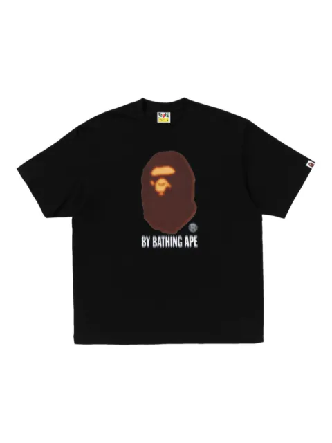A BATHING APE® logo-print T-Shirt Black 001TEL301343M