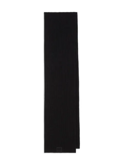 Dolce & Gabbana ribbed knit scarf Black GX13KZJDVCI
