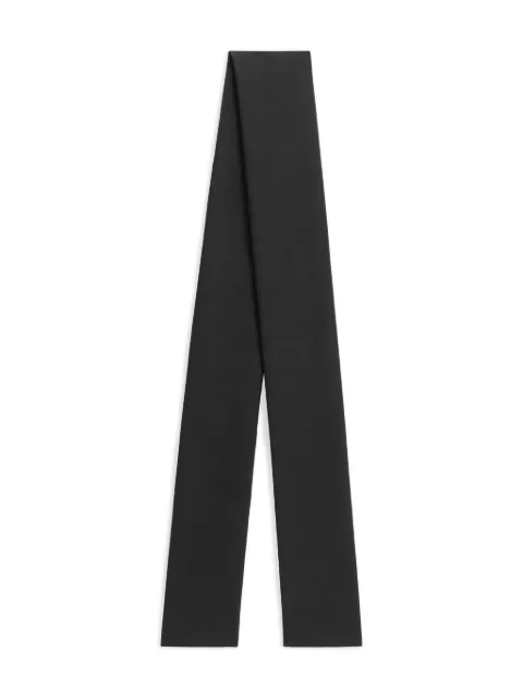 Dolce & Gabbana wool gabardine scarf Black GQ391EFU21E