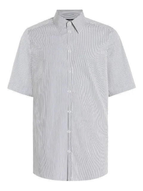 Dolce & Gabbana striped short-sleeve shirt White G5NN5TFRREC