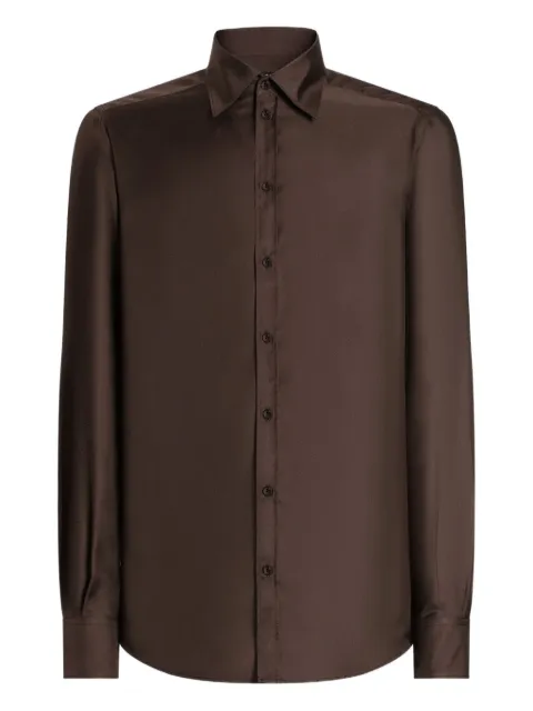 Dolce & Gabbana Martini shirt Brown G5MM4TFU10S