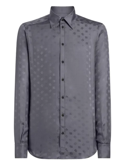 Dolce & Gabbana DG-logo shirt Grey G5MM4TFJ1JY