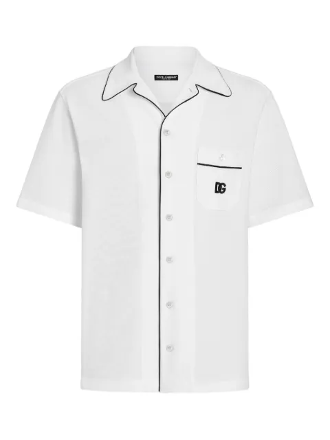 Dolce & Gabbana cotton-silk shirt White G5KS3ZHU7UT
