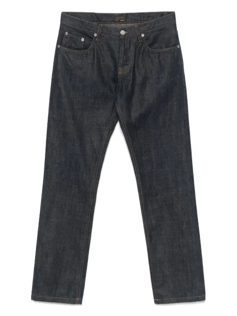 Fendi Pre-Owned 2010s logo-patch jeans Blue FE280HH