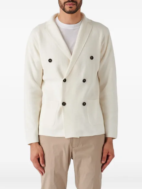 Filippo De Laurentiis double-breasted blazer White RJMLDPTCR12M