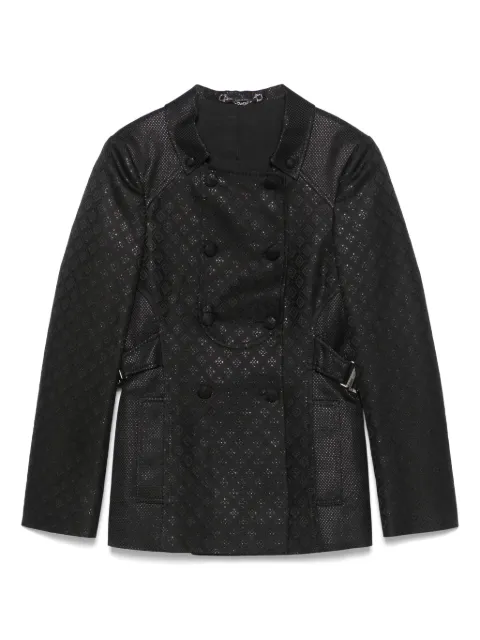 Gucci Pre-Owned 2000s jacquard jacket Black GU600HF