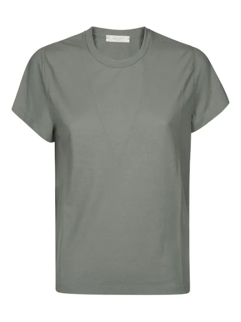 Incotex fine-knit T-shirt Green 853007ZG480