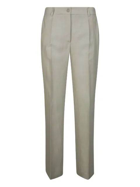 P.A.R.O.S.H. pleated straight trousers Grey RAISA25D232214