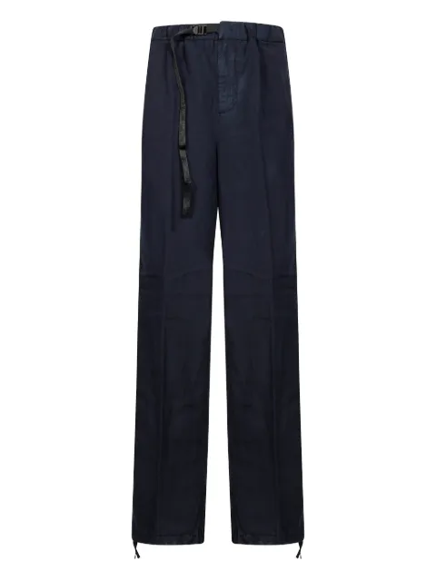 White Sand belted trousers Blue 25SD1580