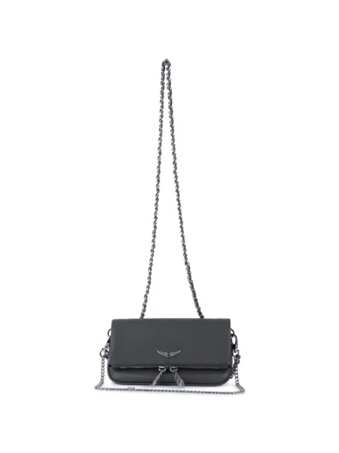Zadig&Voltaire mini Rock clutch bag Grey LWBA03975ROAD
