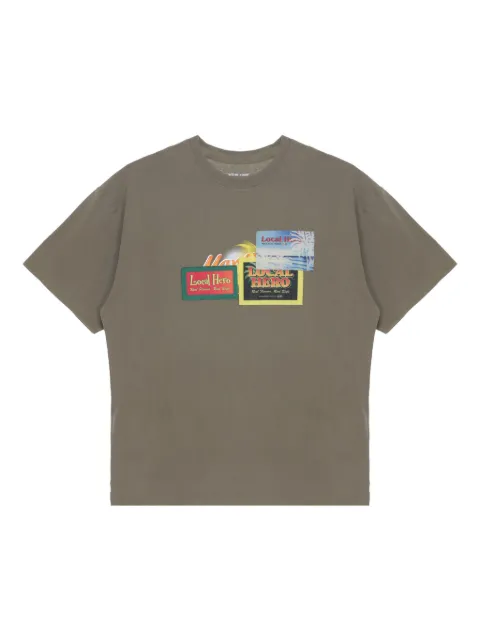 Martine Rose graphic-print T-shirt Green 621JE03411F