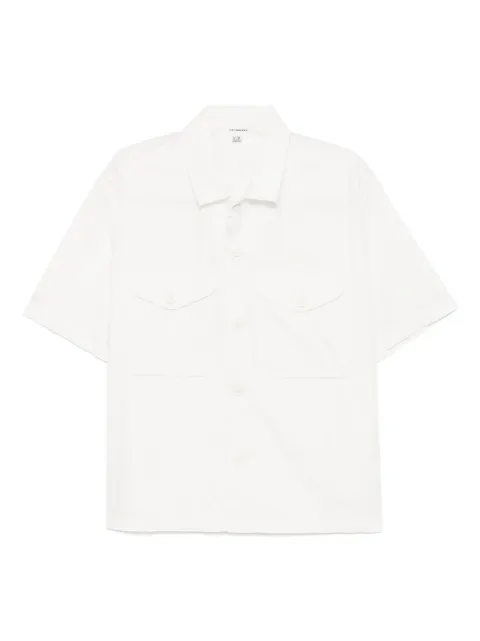 C.P. Company poplin cotton shirt White 18CMSH236A005328G