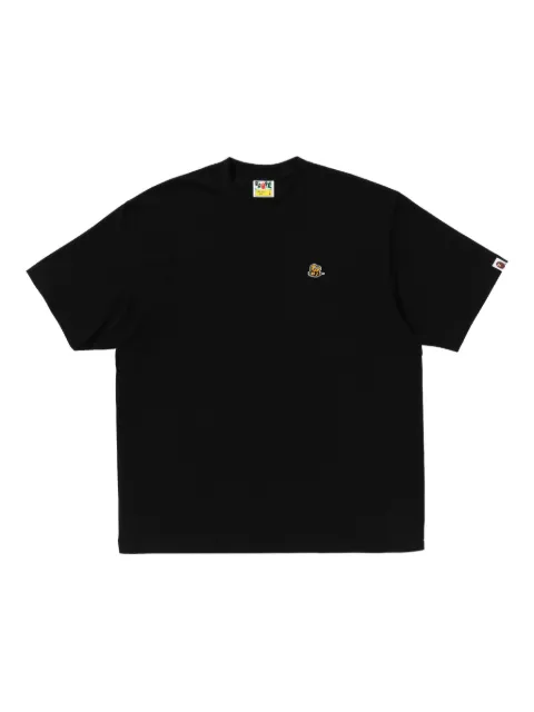 A BATHING APE® logo-print T-Shirt Black 001TEL301301M