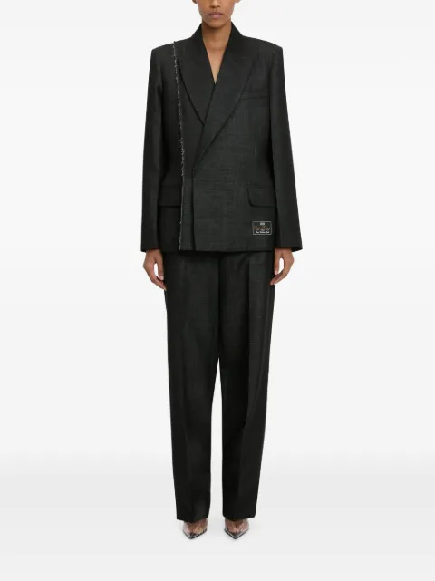 Victoria Beckham seam-embellished blazer Black 1225WJK006178A