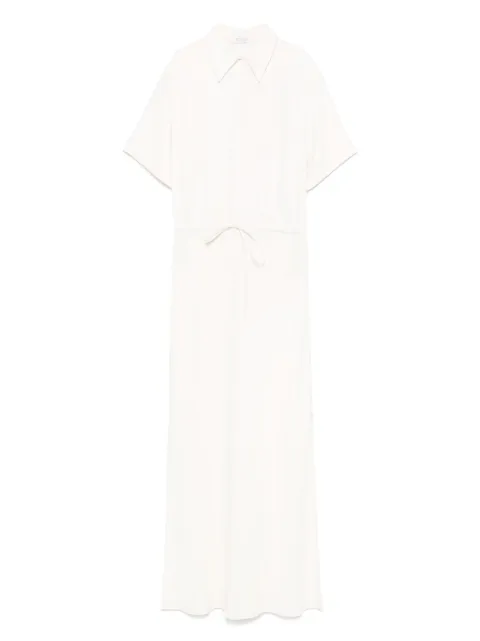 Brunello Cucinelli short-sleeves maxi dress Neutrals MH126A5322C9002