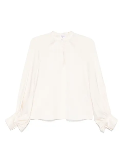 Filippa K band-collar blouse Neutrals 313260129